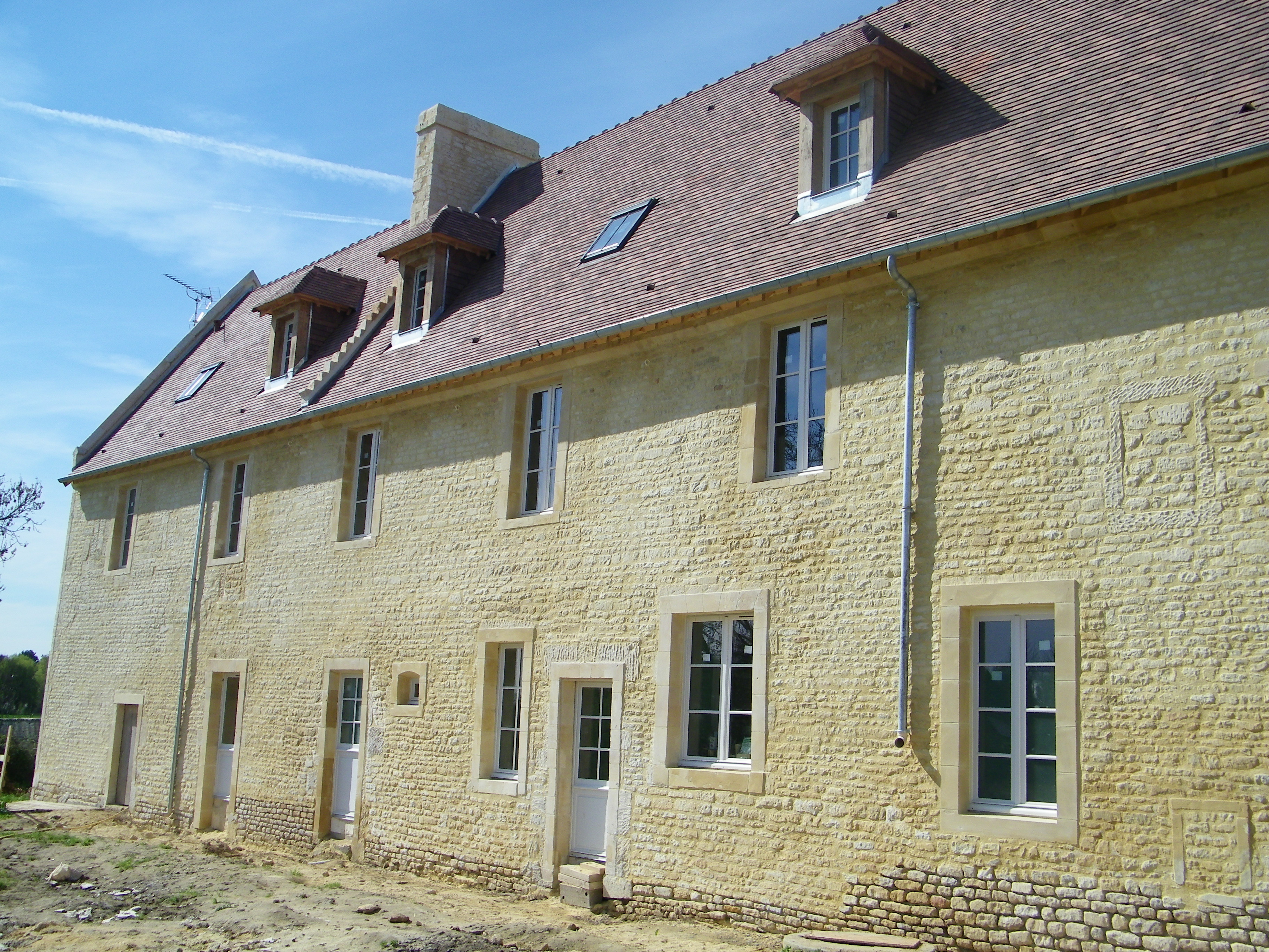 Réhabillitation de maison ancienne dans la Manche